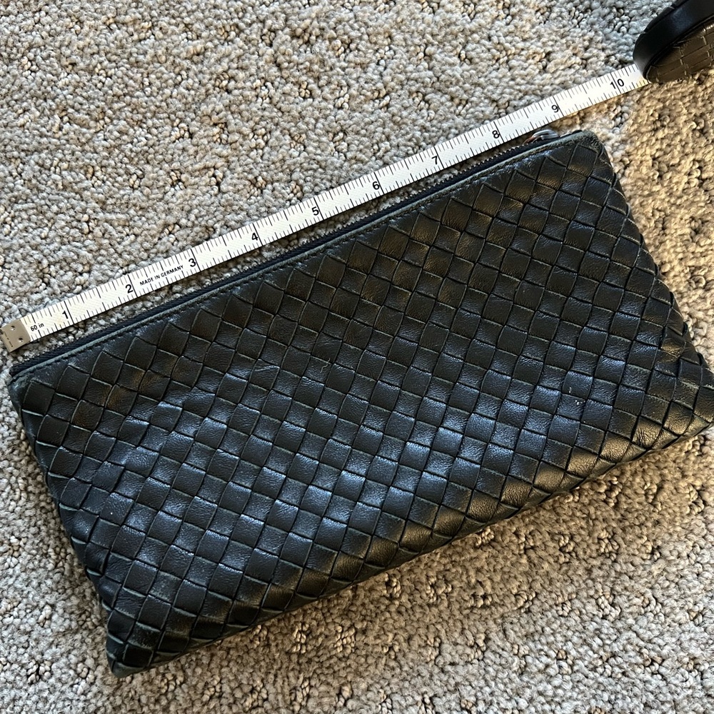 Bottega Veneta Clutch Makeup Bag Wallet black